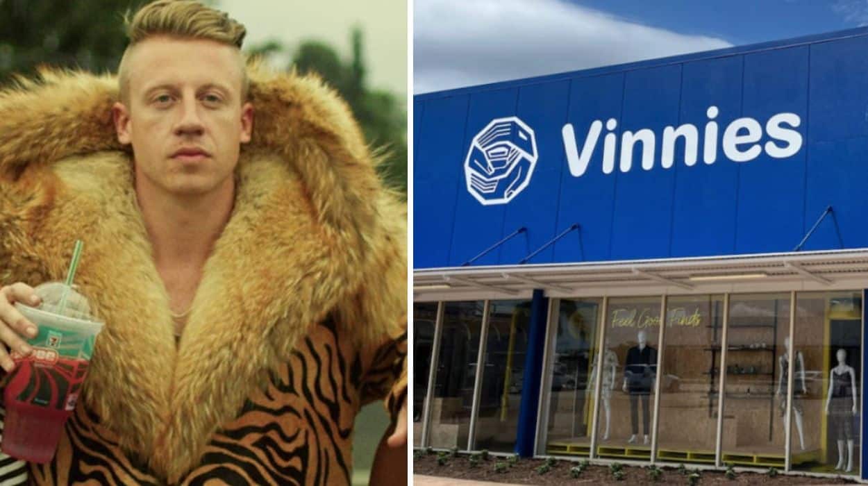 Macklemore questions entire shopping philosophy after seeing prices at Perth Op-Shops